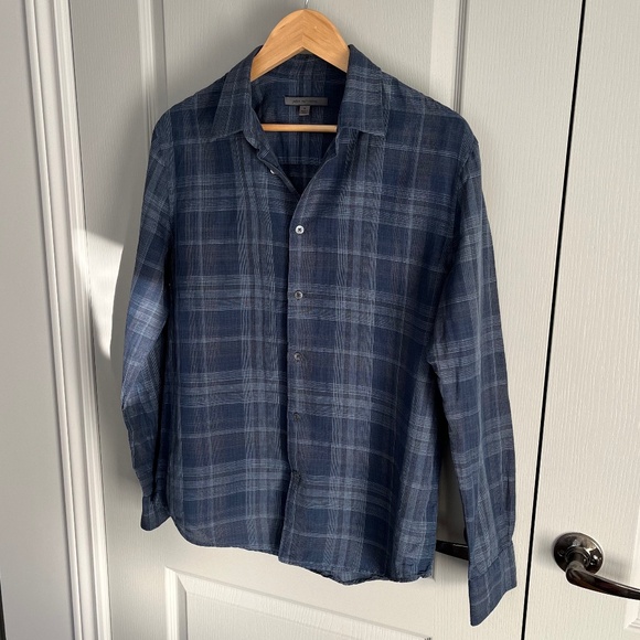 John Varvatos Other - John Varvatos Linen-Cotton Blend Shirt
